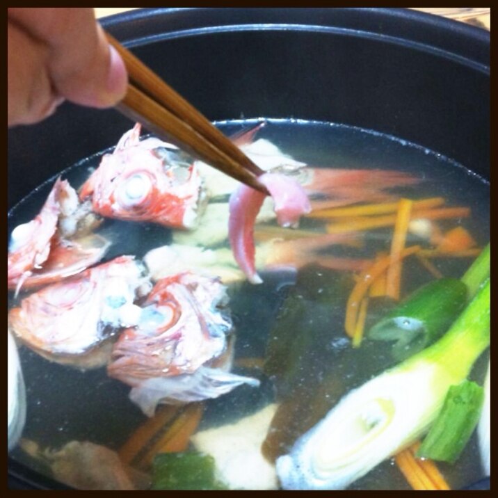 P's亭*金目鯛のしゃぶしゃぶ